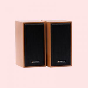  Coconut US02 USB 2.0 Channel Wooden Speaker