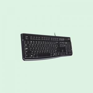 Logitech K120 Wired USB Keyboard (Black)