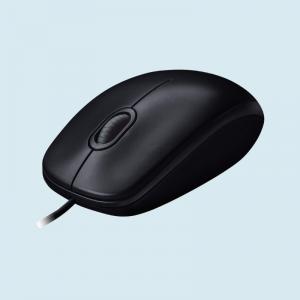 Logitech M90 Wired Optical Mouse  ( Black ) 