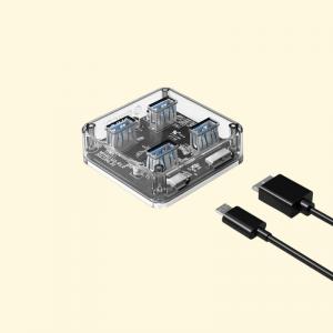 ORICO 4 Ports Hub Transparent USB 3.0 Hub